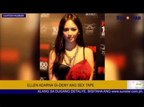 ellen adarna scandal|Ellen Adarna denies sex tape allegation .